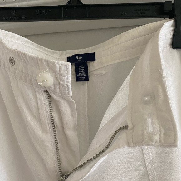 White Linen Pants - Picture 4 of 4